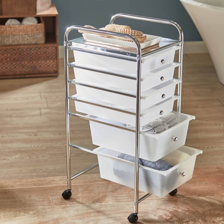 Connell 6-Drawer Storage Trolley 