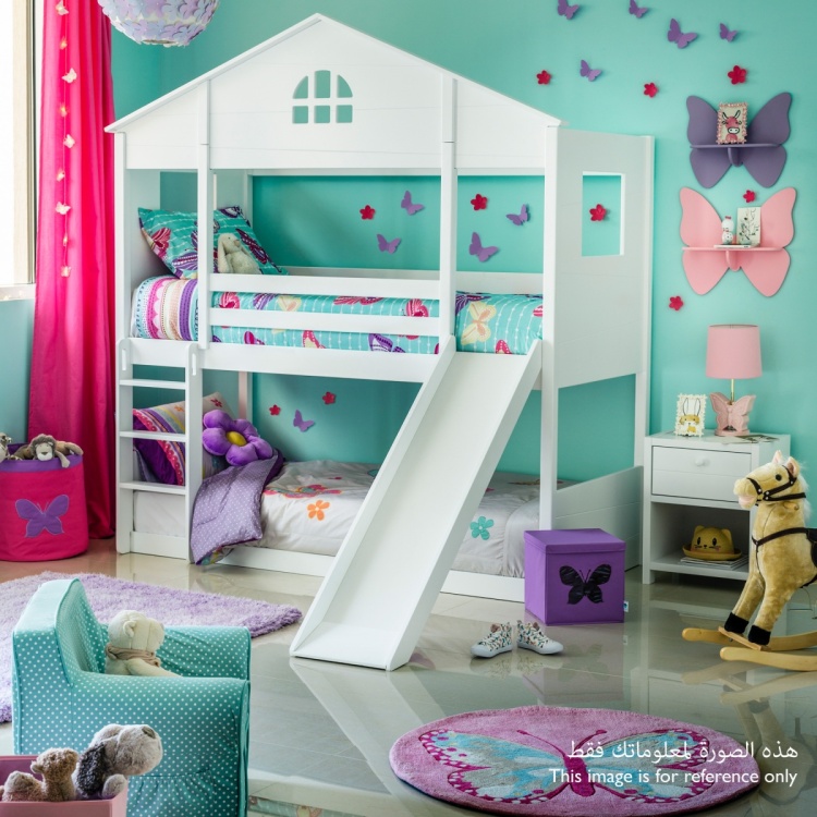 Harpers House Bunk Bed Slide, A Bunk Bed With A Slide