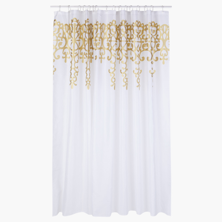 Cobia Printed Shower Curtain, Contempo Fabric Shower Curtains Egypt