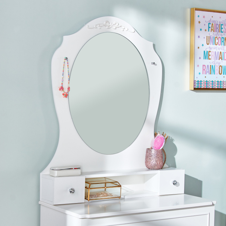 Valentina Dresser Mirror, Dresser Top Mirror With Stand