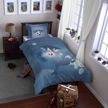 Grand Match Printed Single Duvet And Pillow Cover Set