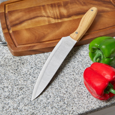 Naturelle Chef's Knife with Wooden Handle
