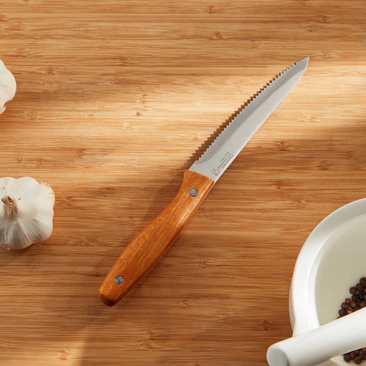 Naturelle Steak Knife with Wooden Handle