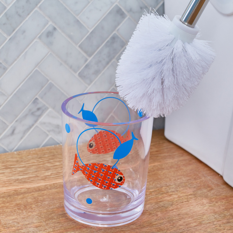 fish toilet brush holder