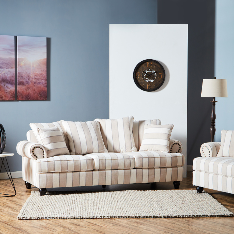 Atlanta 3 Seater Fabric Sofa, Living Room Sets Atlanta