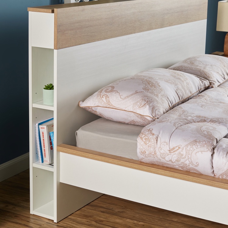Octon King Bed With Headboard, King Headboard With Storage
