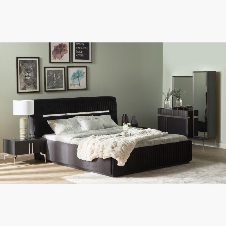 Lenoire 6 Piece King Bedroom Set, 6 Ft Bedroom Dresser Sets