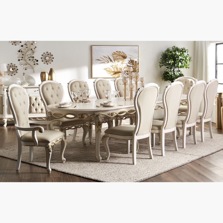 Henriette 10 Seater Dining Table, 10 Seat Dining Room Set